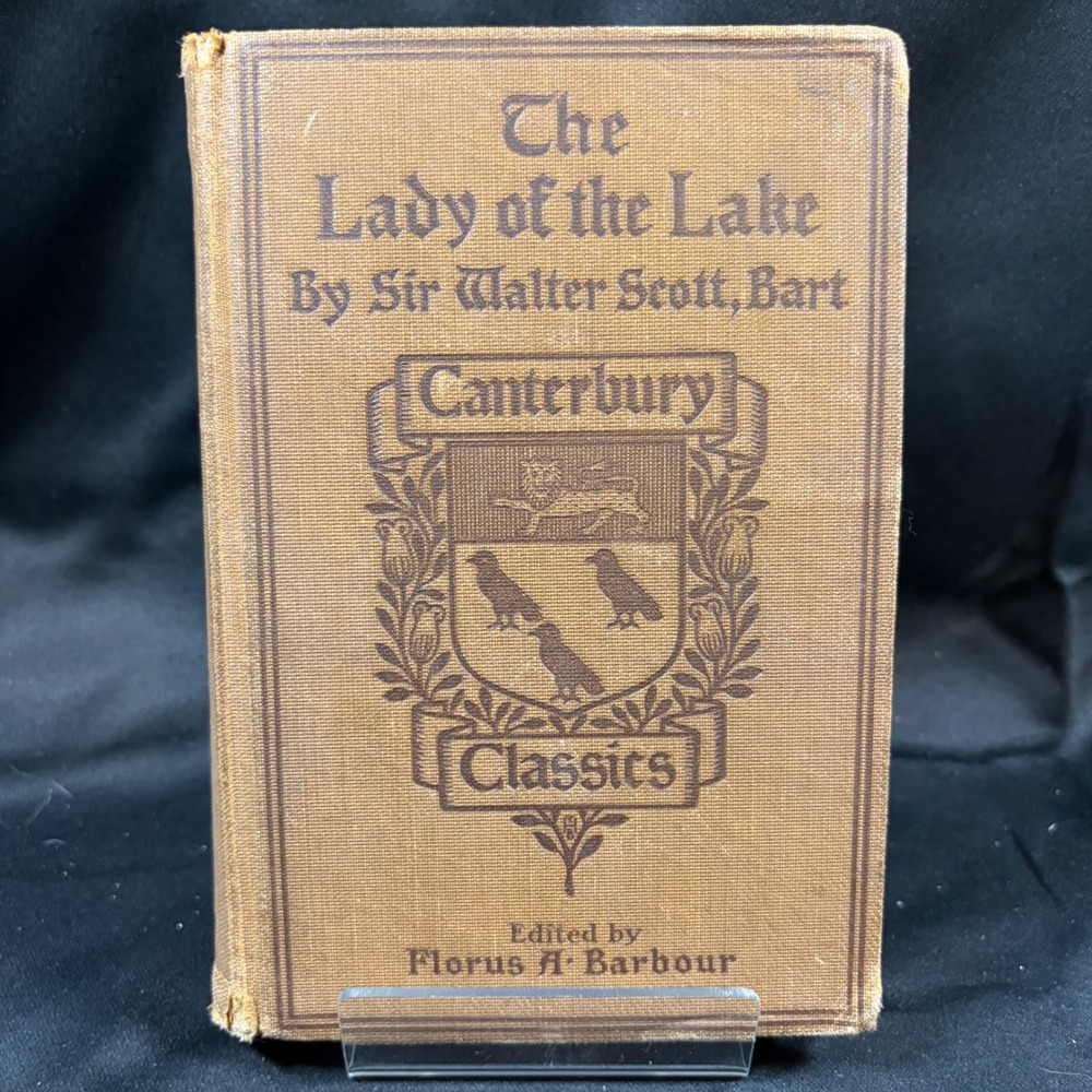 The Lady of the Lake Sir Walter Scott Canterbury Classics Antique Hardcover Book